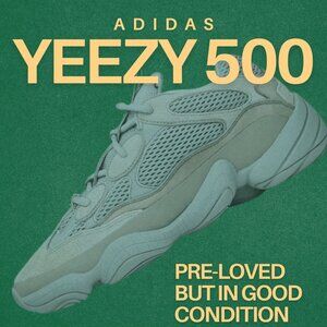 Adidas Yeezy 500 Lace-Up [Ash Grey], Size 6